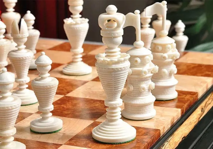 Bone Chess Pieces Bone Chess Pieces