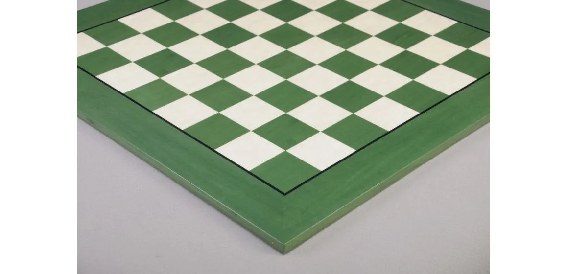 CLEARANCE - Greenwood and Maple Classic Traditional Chess Board - 2.5" Squares - Gloss Finish