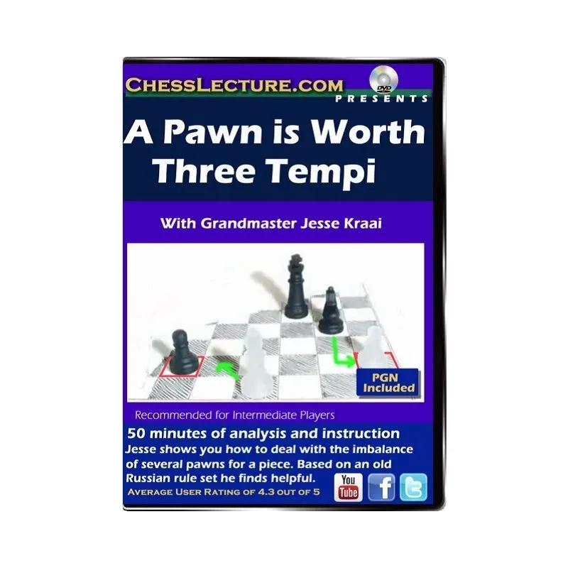 A Pawn is Worth Three Tempi - Chess Lecture - Volume 94