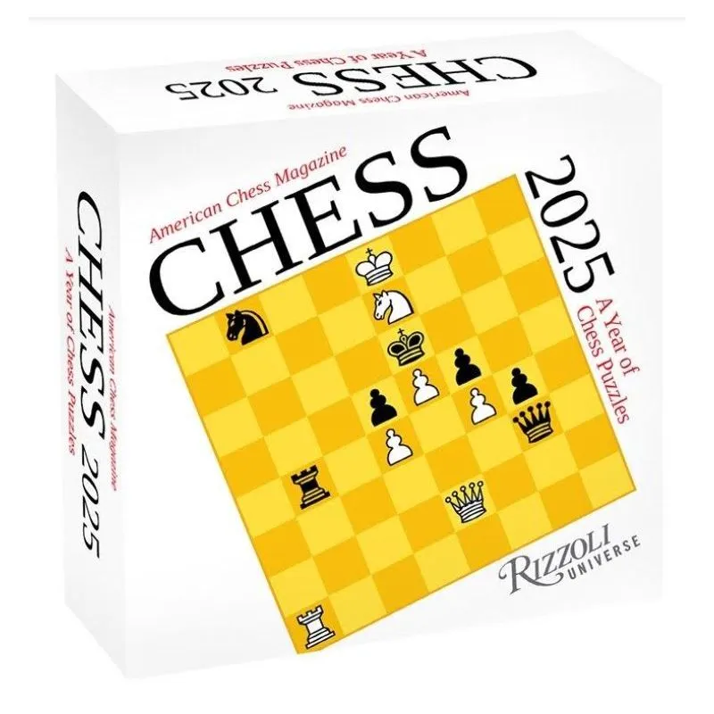 Chess 2025 DaytoDay Calendar A Year of Chess Puzzles