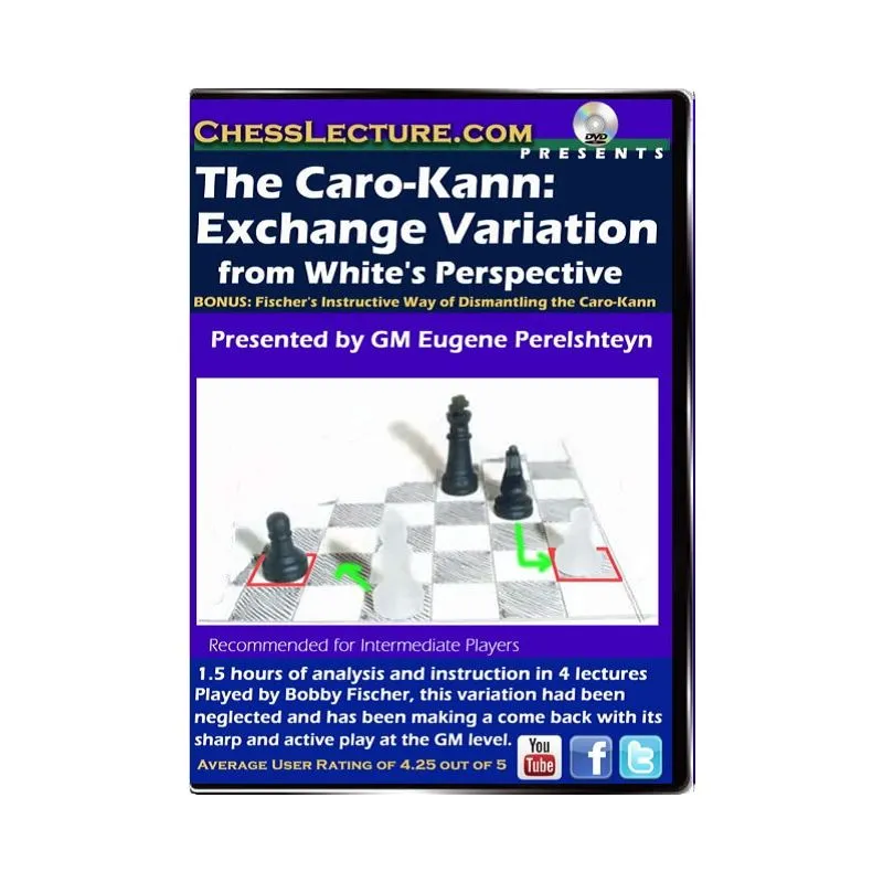 The Caro-Kann Exchange Variation from White’s Perspective – GM Eugene  Perelshteyn