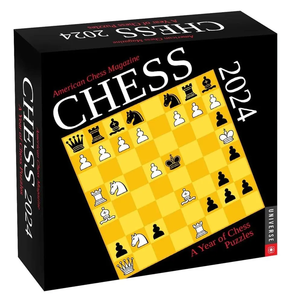 CLEARANCE - Chess 2024 Day-to-Day Calendar - A Year of Chess Puzzles