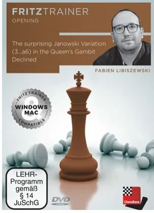 FRITZ TRAINER - The Surprising Janowski Variation (3a6) in the Queen's  Gambit Declined - Fabien Libiszewski