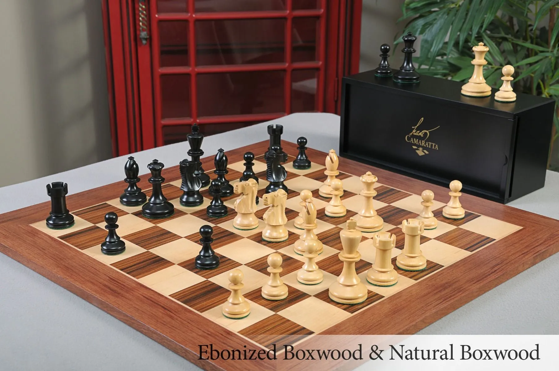 The Grandmaster Chess Set and Board Combination