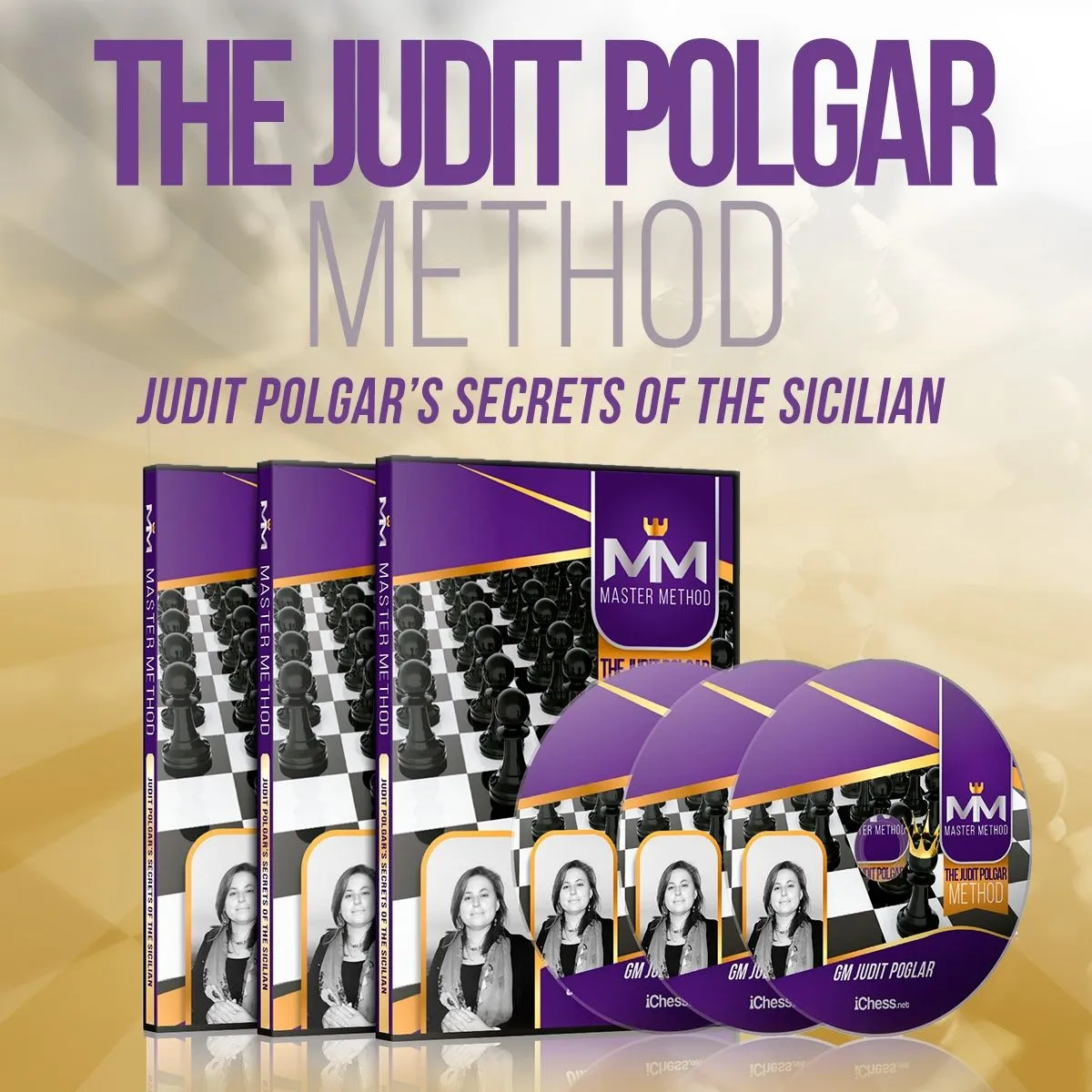 The Judit Polgar Method - 3 DVDs - Schachversand Niggemann
