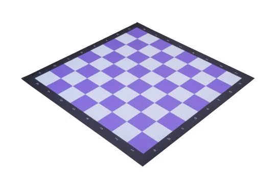 Purple - Full Color Thin Mousepad Chess Board