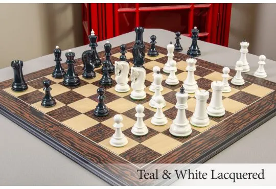 CLEARANCE - The Zagreb '59 Series Chess Pieces - 3.875" King - LACQUERED