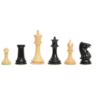 The Camaratta Collection - The 1852 Paulsen Series Chess Pieces - 4.4" King