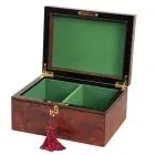 Luxe Premium Chess Box - Amboyna Burl