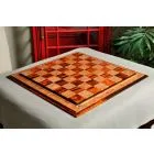 Signature Contemporary III Chess Board - Cocobolo / Maple Burl - 2.5" Squares