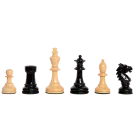 The Bohemian Series Chess Pieces - 4.0" King - Lacquered