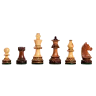 The Burnt Golden Rosewood Championship Series Chess Pieces - 3.75" King