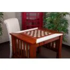 The Camaratta Signature Championship Chess Table - Eggshell White