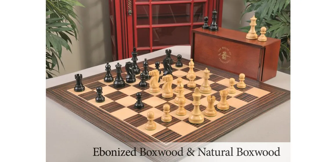 The Ultimate Grandmaster Series Wood Chess Set, Box, & Board Combination