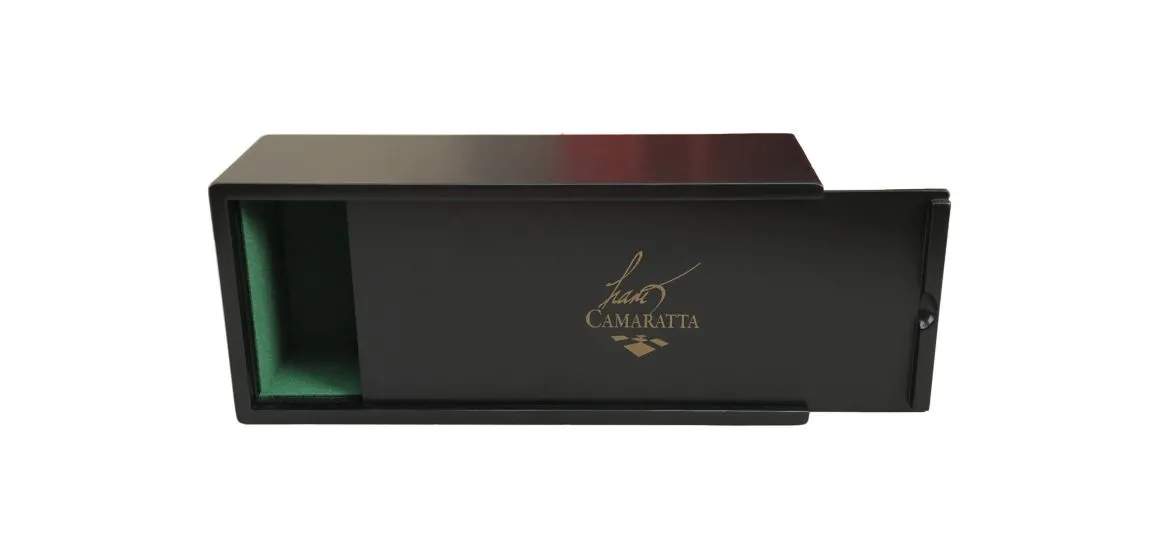 Frank Camaratta Signature Black Slide-top Chess Box