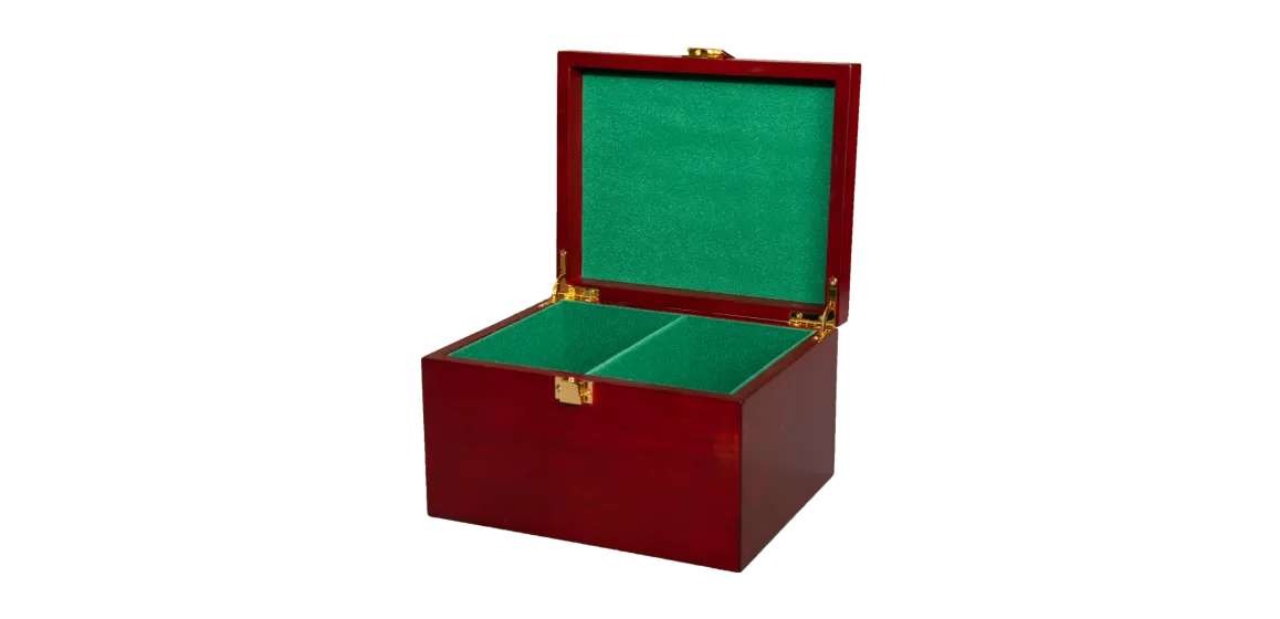 Red Mahogany Standard Chess Box