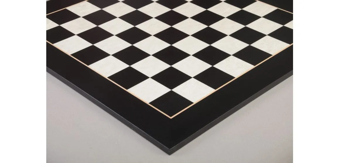 Blackwood and Maple Classic Traditional Chess Board - Satin Finish