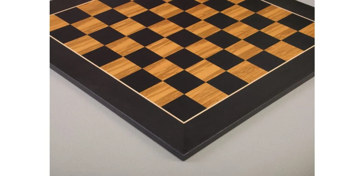 Blackwood and Olivewood Classic Traditional Chess Board - Satin Finish