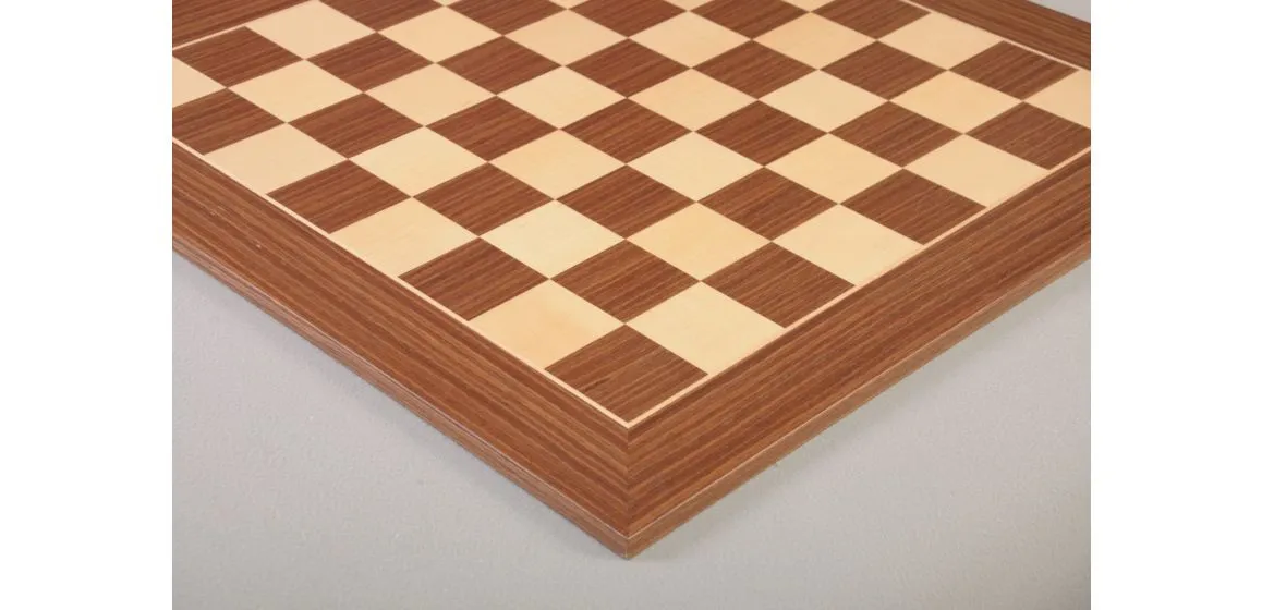 Striped Ebony and Maple Classic Traditional Chess Board
