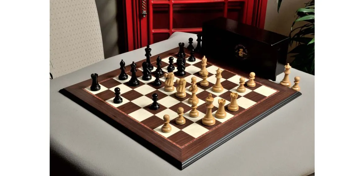 The Wild Knight Series Chess Set, Box, & Board Combination