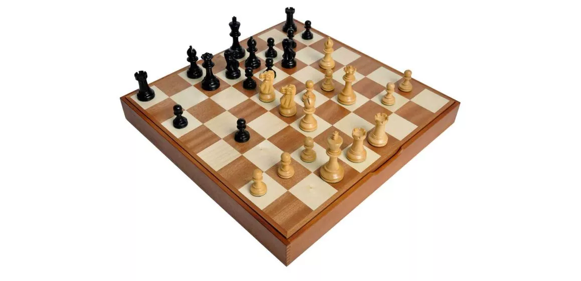 The Grandmaster Chess Set and Casket Combination