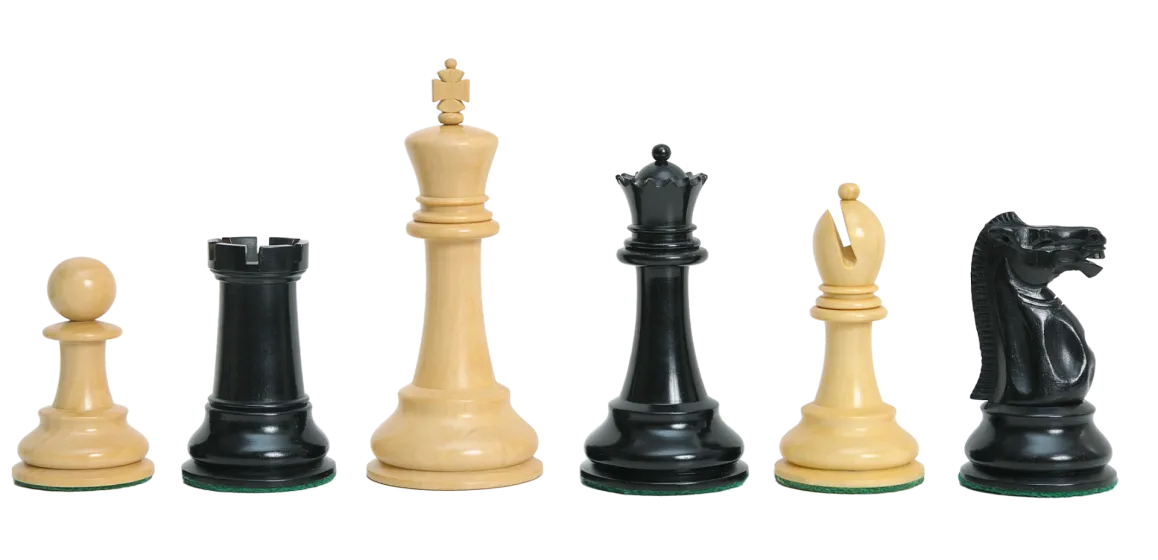 The Broadbent Series Luxury Chess Pieces - 4.4" King