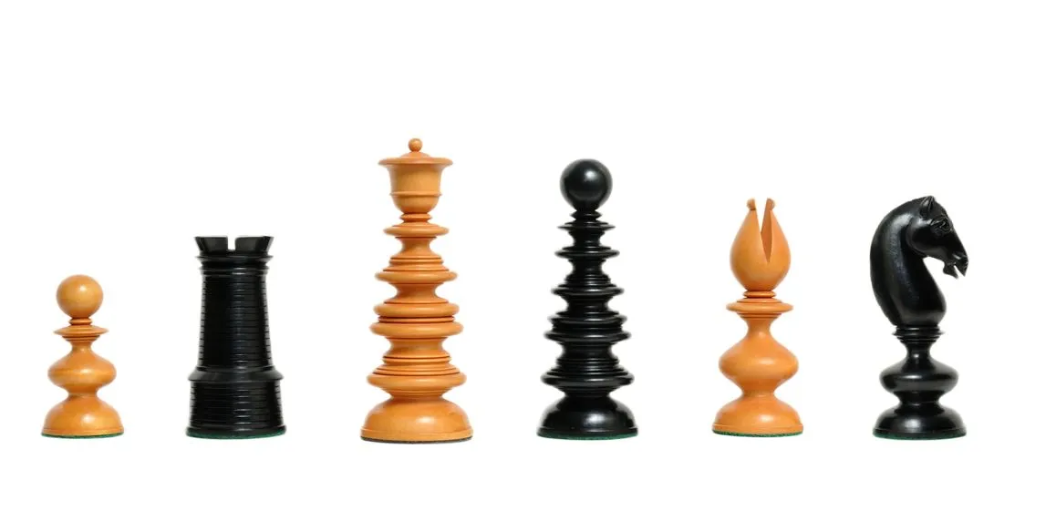 The Calvert Series Luxury Chess Pieces - From the Camaratta Collection - 4.4" King