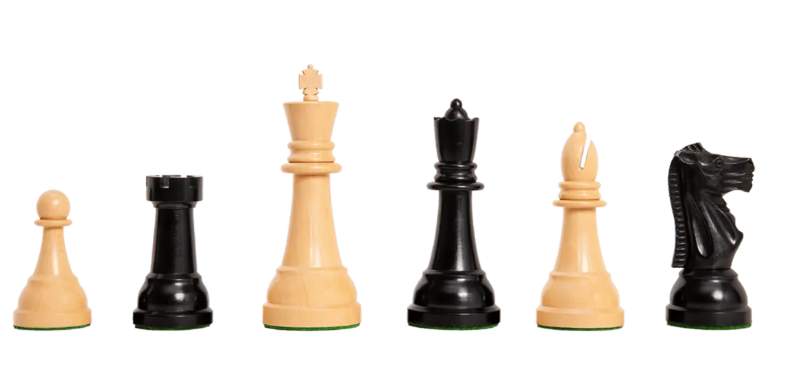 The Reproduction of the Circa 1950s Gallant Knight Series Chess Pieces - 5.0" King