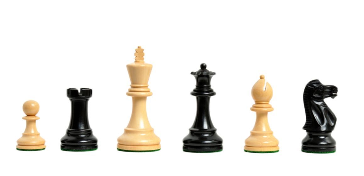 The Grandmaster II Series Chess Pieces - 4.0" King