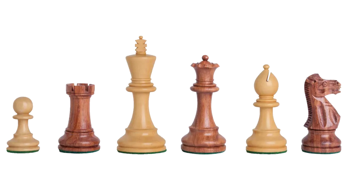 The Grandmaster Series Gilded Chess Pieces - 4.0" King