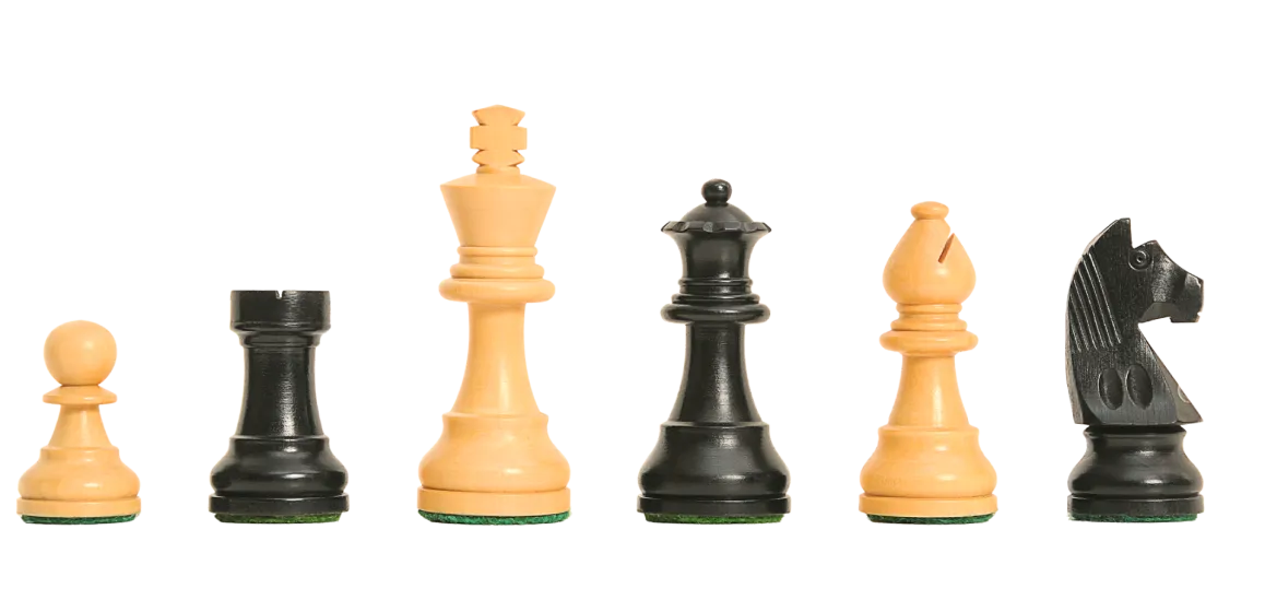 The German Series Chess Pieces - 3" King
