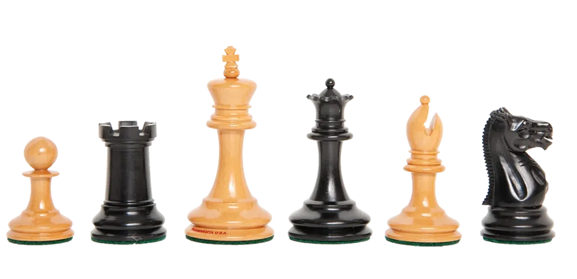 The Library Collection - The Lasker Series Luxury Chess Pieces - 2.875" King