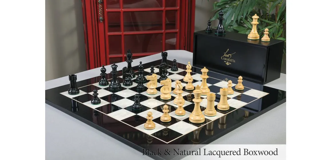 The Liberty Series Wood Chess Set, Box, & Board Combination