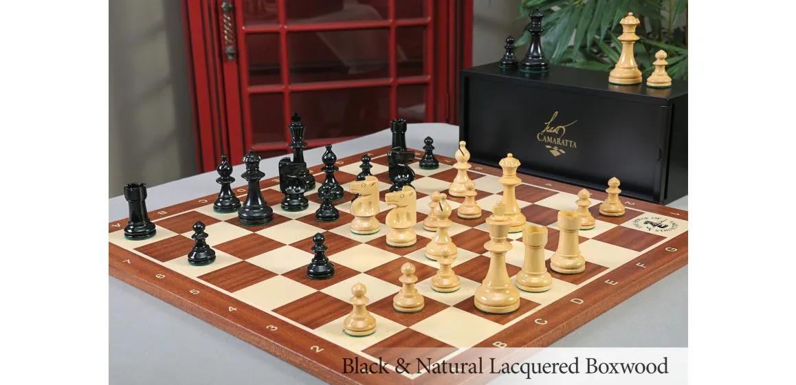 The Liberty Tournament Series Wood Chess Set, Box, & Board Combination