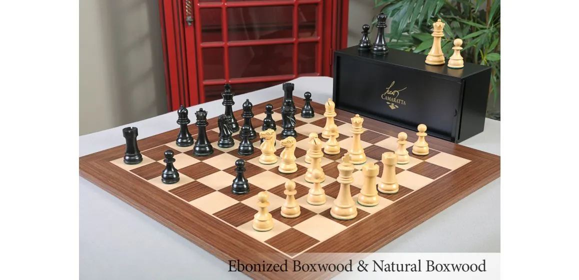 The Windsor Series Wood Chess Set, Box, & Board Combination