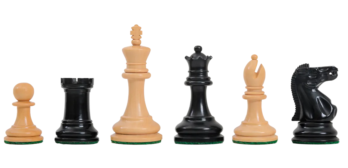The Library Collection - The Zukertort Series Luxury Chess Pieces - 2.875" King