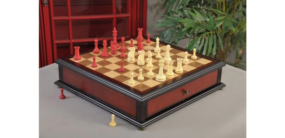 The Ultimate Grandmaster Series Wood Chess Set, Box, & Board Combination