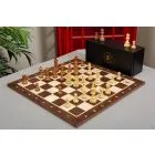 The Library Championship Series Chess Set, Box, & Board Combination