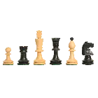 CLEARANCE - The Hungarian II Series Chess Pieces - 3.875" King 