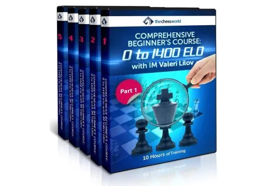 E-DVD Comprehensive Beginner's Course: 0-1400 ELO with IM Valeri Lilov