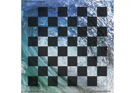 Catch the Wave - Full Color Vinyl Chess Board