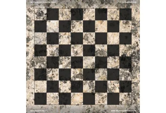 Granite No. 2 - Full Color Vinyl Chess Board