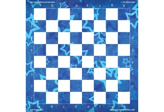 Stars No. 1 - Full Color Vinyl Chess Board