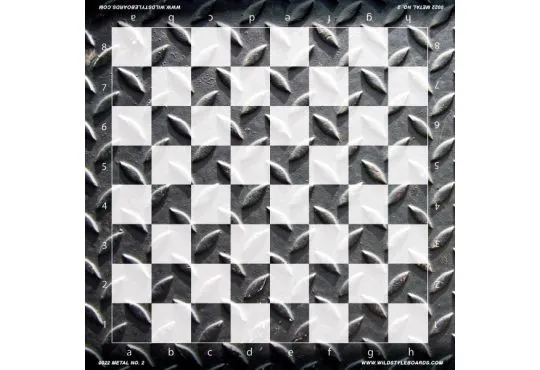 Metal No. 2 - Full Color Vinyl Chess Board