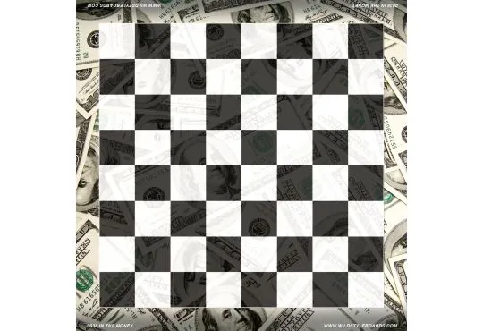 In the Money - Full Color Vinyl Chess Board