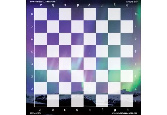 Aurora - Full Color Vinyl Chess Board