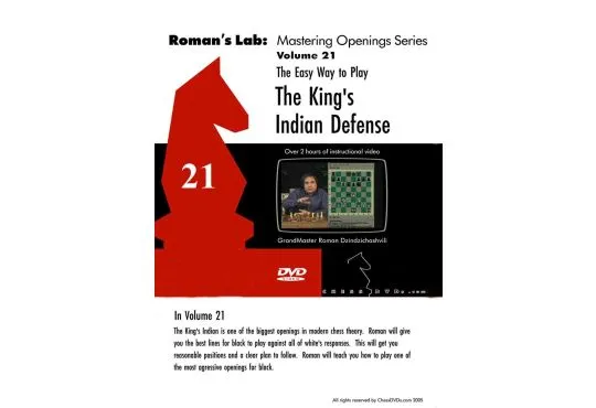 E-DVD ROMAN'S LAB - VOLUME 21 - The Easy Way to Play the King's Indian Defense