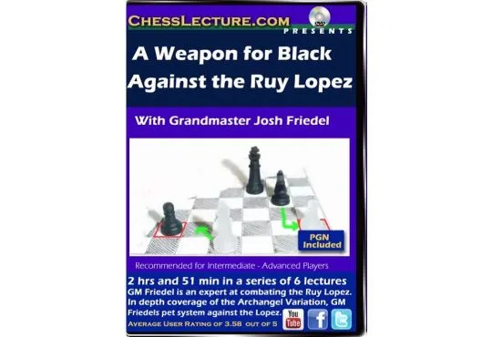 Ruy Lopez Chess DVDs  Shop for Ruy Lopez Chess DVDs