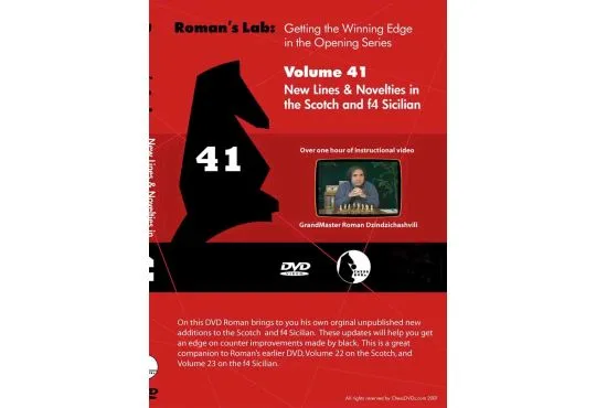 E-DVD ROMAN'S LAB - VOLUME 41 - New Lines & Novelties in the Scotch and f4 Sicilian