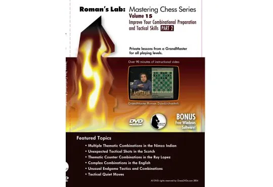E-DVD ROMAN'S LAB - VOLUME 15 - Improve your Combinational Preparation and Tactical Skills - PART 2